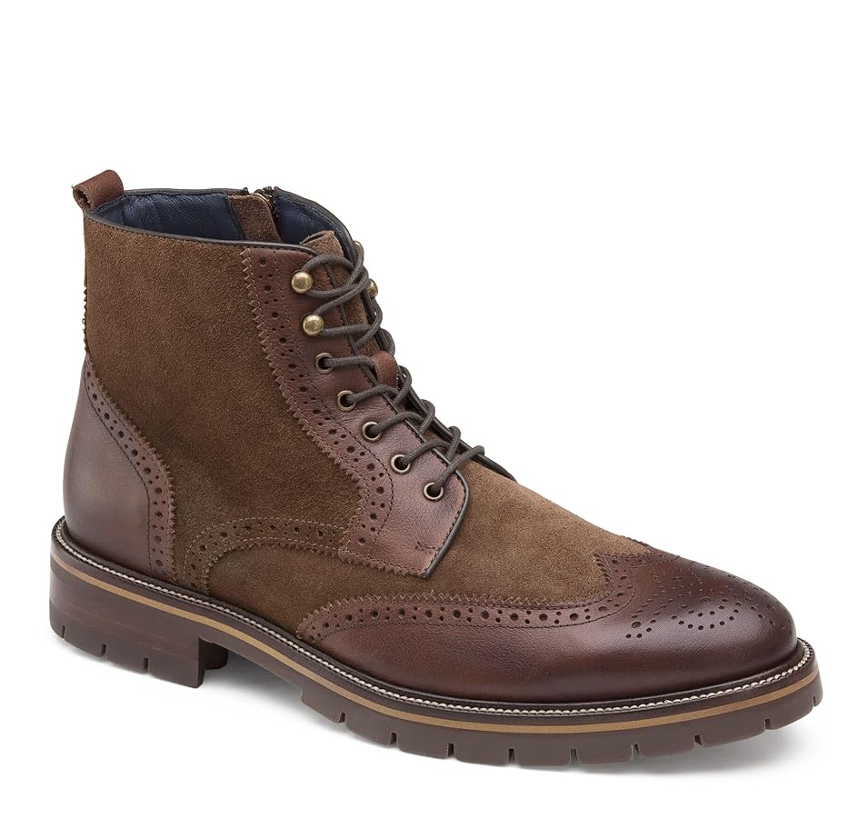 cody様　DC S Tホワイト Amazon.com: Johnston & Murphy Cody Wing Tip Zip Boot
